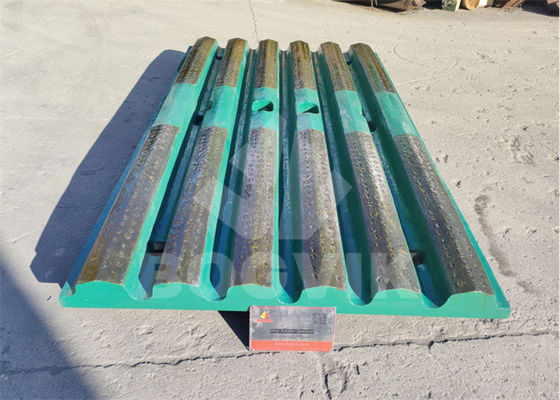 BOGVIK Customized Coarse Corrugated Jaw Liners with Titanium Carbide Insert
