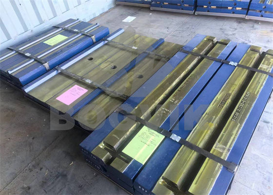 Martensitic Steel with Ceramic Insert and High Chrome with Ceramic Insert Blow Bar for Impact Crushing