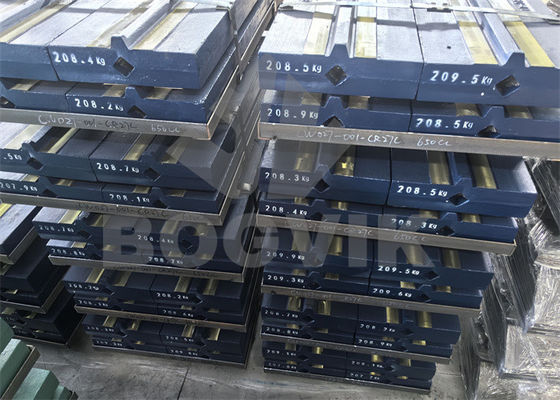 Martensitic Steel with Ceramic Insert and High Chrome with Ceramic Insert Blow Bar for Impact Crushing