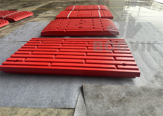 C130 Fixed Jaw Plate Movable Jaw Plate MM1086204 MM1031742 for crushers in the quarry mining aggregate fields