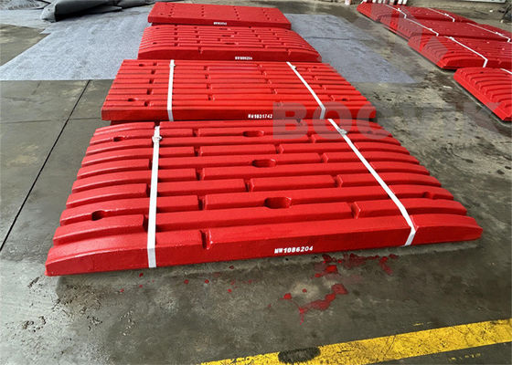 C130 Fixed Jaw Plate Movable Jaw Plate MM1086204 MM1031742 for crushers in the quarry mining aggregate fields