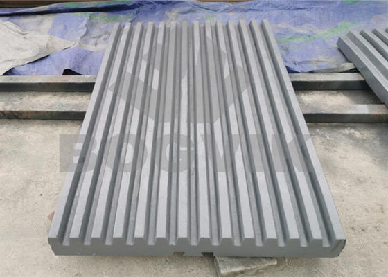 High Manganese Steel Jaw Crusher Spare Parts Fixed Jaw Plate Moving Jaw Plate