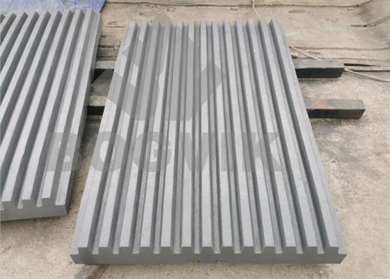 High Manganese Steel Jaw Crusher Spare Parts Fixed Jaw Plate Moving Jaw Plate