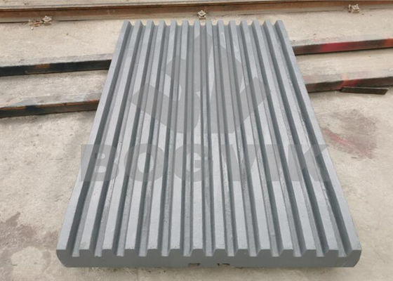 High Manganese Steel Jaw Crusher Spare Parts Fixed Jaw Plate Moving Jaw Plate