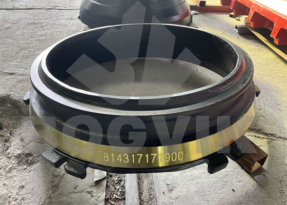Cone Crusher Spare Parts GP11F Bowl Liner Mantle 814317171900 814317169500