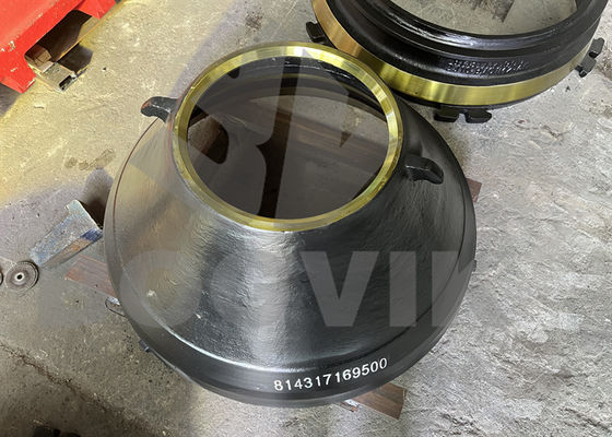 Cone Crusher Spare Parts GP11F Bowl Liner Mantle 814317171900 814317169500