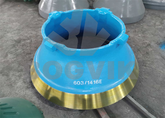 TC1000 TC1300 Cone Crusher Spare Parts Bowl Liner and Mantle with Part Number 603/1508E 603/1416E 603/9052E