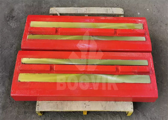 High Manganese Martensitic Steel High Crome Ceramic Insert MR110 MR130EVO MR120Z  Blow Bars for Different Needs