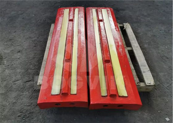 High Manganese Martensitic Steel High Crome Ceramic Insert MR110 MR130EVO MR120Z  Blow Bars for Different Needs
