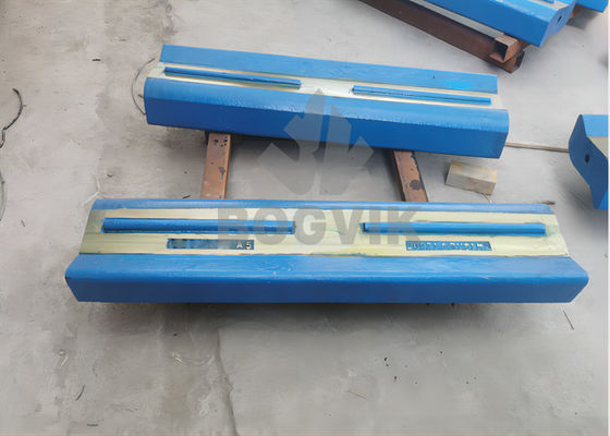 High Manganese Mn13Cr2 Mn18Cr2 Mn22Cr2 Impact Crusher Parts blow bar