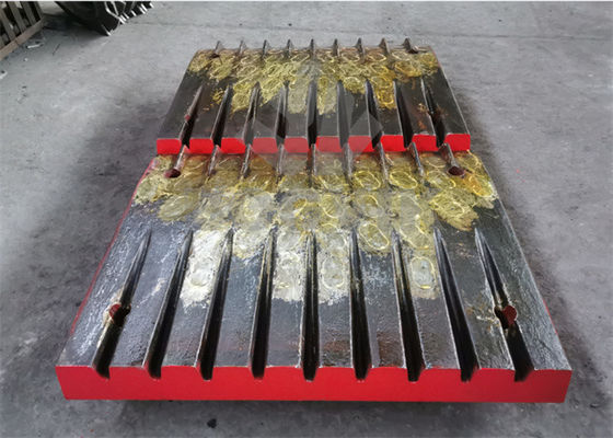 Manganese with Chromium Insert C140 Jaw Plate 2-3 times Lifespan than normal manganese Crusher Liners