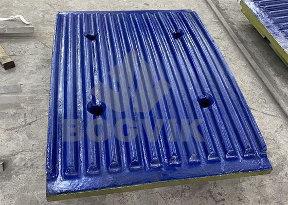 Manufacturing Plant High Manganese Steel Casting Jaw Crusher Jaw Plate