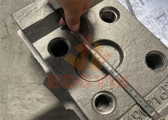 High alloy casting metal matrix with ceramic inserts VSI SHOES for recycling mining industrial material processing
