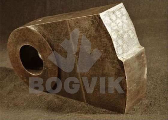 Chrome with Ceramic Insert Martensitic Steel with Ceramic Insert Hammer of Excellent Durability