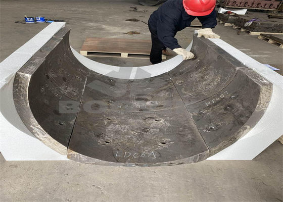 High Chrome steel Chute Liner used for crushers feeders conveyors stackers and grinding mills