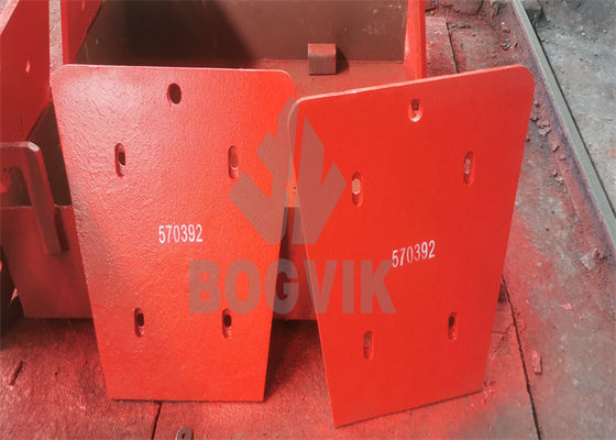 Jaw Crusher Wear Parts C105 Upper Cheek Plate 570392 with Mn18Cr2