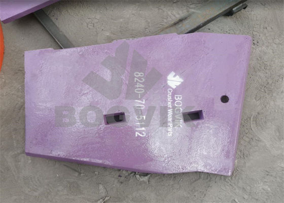 BR380 Jaw Crusher Lower Cheek Plate L/H 8240-70-5132 Lower Cheek Plate R/H 8240-70-5142