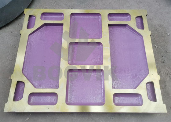 Mn18Cr2 Jaw Crusher Spare Parts BR380 Swing Jaw Plate 8240-70-5071