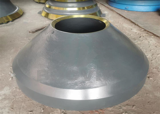 Mn22Cr2 C1550 Heavy Duty Cone Wear Part Concave 603/1618TT Mantle 603/1617TT