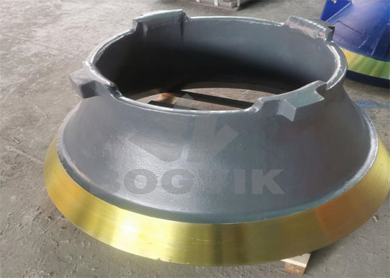 Mn22Cr2 C1550 Heavy Duty Cone Wear Part Concave 603/1618TT Mantle 603/1617TT