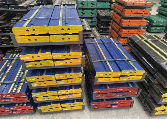 Various materials High Manganese Martensitic Steel High Chrome Ceramic Inserts Blow Bar suitable for different crushing