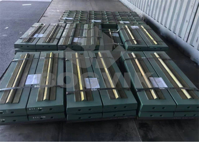 Martensitic Steel with Ceramic Insert and High Chrome with Ceramic Insert Blow Bar for Impact Crushing