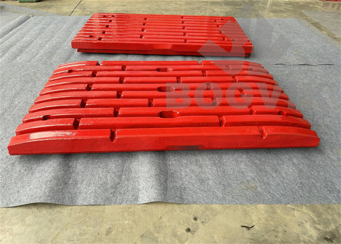 C130 Fixed Jaw Plate Movable Jaw Plate MM1086204 MM1031742 for crushers in the quarry mining aggregate fields