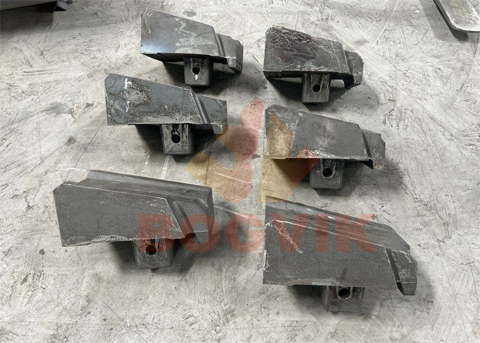 High alloy casting VSI Shoes for recycling demolition mining and industrial material processing