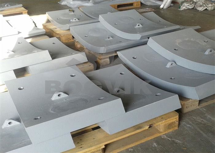 High Chrome steel Chute Liner used for crushers feeders conveyors stackers and grinding mills